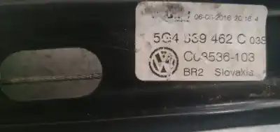 Second-hand car spare part rear right window regulator for volkswagen golf vii variant (bv5) trendline bmt oem iam references 5g4839462c