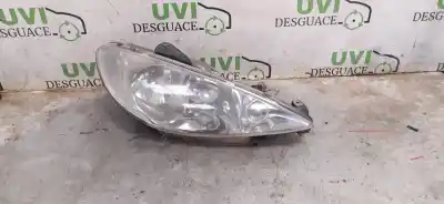 Second-hand car spare part Right Headlight for PEUGEOT 206 CC 2.0 16V CAT OEM IAM references 9628666780  