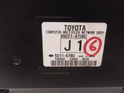 Second-hand car spare part power management control unit for toyota prius (nhw30) plug-in hybrid advance oem iam references 8922147280  