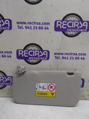 Peça sobressalente para automóvel em segunda mão para-sol direito por mitsubishi space star (a00) kaiteki referências oem iam 7620b730hb