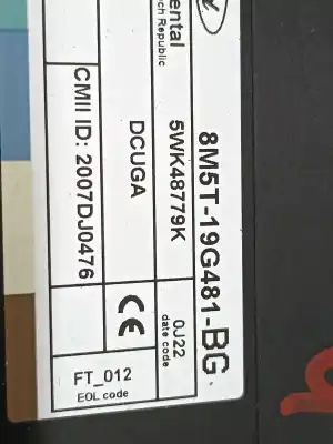 Second-hand car spare part electronic module for ford kuga (cbv) titanium s 4x4 oem iam references 8m5t19g481bg  
