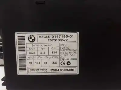 Second-hand car spare part electronic module for bmw serie 3 coupe (e92) 320d oem iam references 6135914719501  