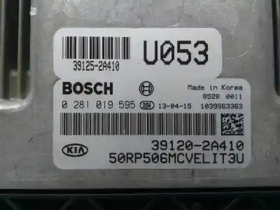 Second-hand car spare part ecu engine control for kia carens ( ) concept oem iam references 0281019595  