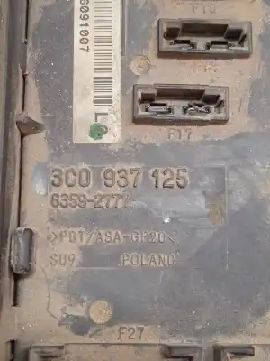 Pezzo di ricambio per auto di seconda mano scatola relè/fusibili per volkswagen passat berlina (3c2) advance riferimenti oem iam 3c0937049j  