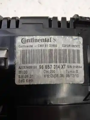 Peça sobressalente para automóvel em segunda mão quadrante por citroen c4 lim. exclusive referências oem iam 96657314xt  