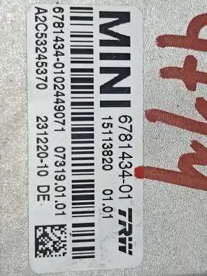 Автозапчастина б/у електронний модуль для mini clubman (r55) cooper d посилання на oem iam 6781434  