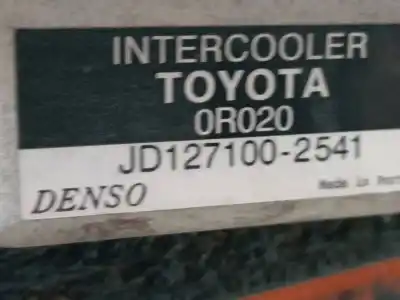 Peça sobressalente para automóvel em segunda mão intercooler por toyota auris sol referências oem iam jd1271002541  