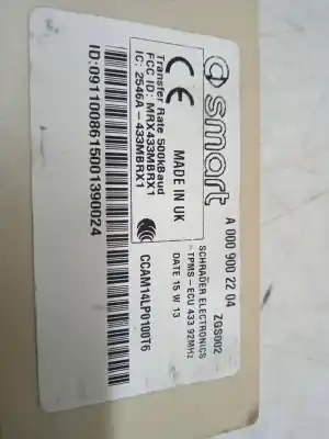 Second-hand car spare part electronic module for smart coupe electric drive oem iam references a0009002204  