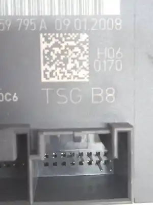 Second-hand car spare part electronic module for audi a4 berlina (b8) básico oem iam references 8k0959795a  