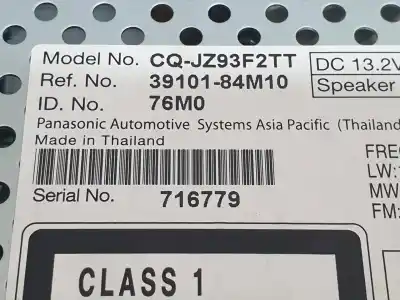 Автозапчастина б/у аудіо система / радіо cd для suzuki celerio ga посилання на oem iam 3910184m10  