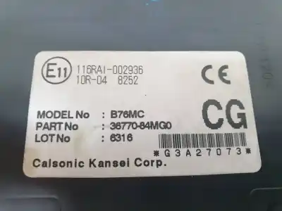 Автозапчастина б/у електронний модуль для suzuki celerio ga посилання на oem iam 3677084mgo  
