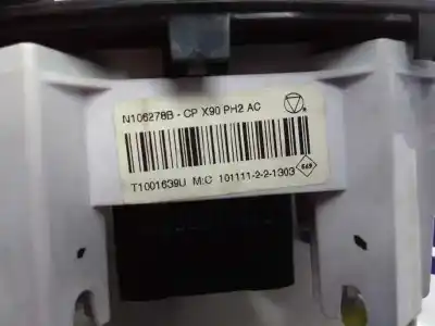 Peça sobressalente para automóvel em segunda mão comando de sofagem (chauffage / ar condicionado) por dacia duster ambiance 4x2 referências oem iam n106278b  