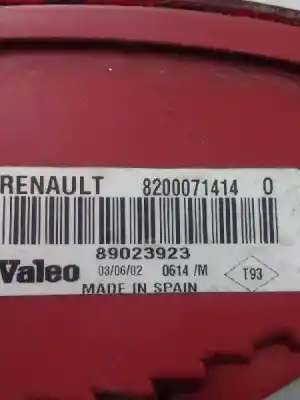 Автозапчасти б/у правый задний фонарь за renault clio ii fase ii (b/cb0) authentique ссылки oem iam 8200071414  