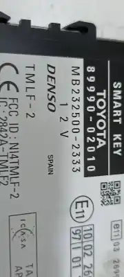 Second-hand car spare part electronic module for toyota auris sol oem iam references 8999002010  