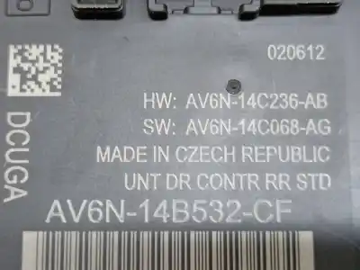 Second-hand car spare part electronic module for ford c-max urban oem iam references av6n14b532cf  