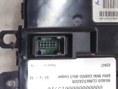 Second-hand car spare part climate control for bmw mini cabrio (r57) cooper oem iam references e1066184b 175 