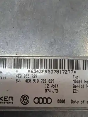 Peça sobressalente para automóvel em segunda mão módulo eletrônico por audi a8 d3 (4e2, 4e8) 4.0 tdi quattro referências oem iam 4e0035729  