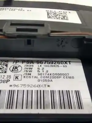 Second-hand car spare part multifunction switch for peugeot 508 access oem iam references 96759260xt  