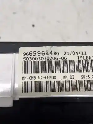 Peça sobressalente para automóvel em segunda mão quadrante por peugeot 508 access referências oem iam 9675324680  