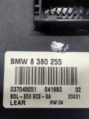 Second-hand car spare part headlights switch for bmw x5 (e53) 3.0d oem iam references 8380255  
