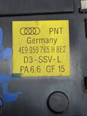 Second-hand car spare part switch for audi a8 d3 (4e2, 4e8) 4.0 tdi quattro oem iam references 4e9959765h  