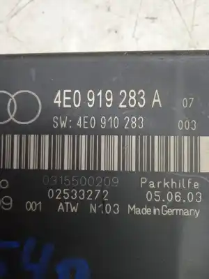 Second-hand car spare part electronic module for audi a8 d3 (4e2, 4e8) 4.0 tdi quattro oem iam references 4e0919283a  