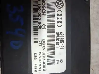 Автозапчастина б/у електронний модуль для audi a8 d3 (4e2, 4e8) 4.0 tdi quattro посилання на oem iam 4e0915181  