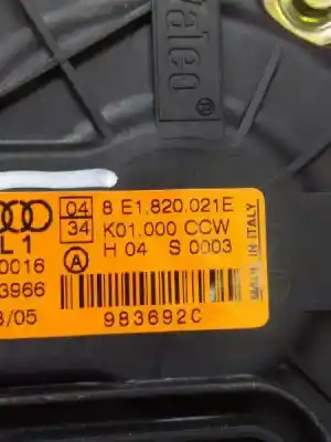 Peça sobressalente para automóvel em segunda mão motor de sofagem por audi a4 avant (8e) 3.0 v6 24v tdi referências oem iam 8e1820021e  