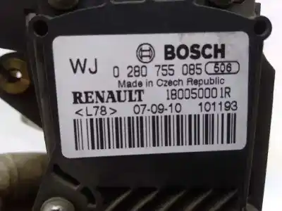 Автозапчастина б/у педаль акселератора для renault laguna iii authentique посилання на oem iam 0280755085  