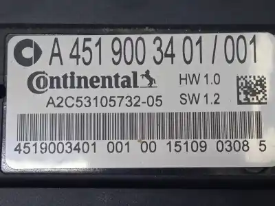 Pezzo di ricambio per auto di seconda mano modulo elettronico per smart coupe electric drive riferimenti oem iam a4519003401  