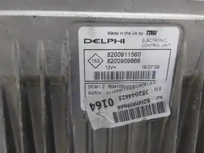 Second-hand car spare part ecu engine control for renault kangoo dynamique oem iam references 8200909666  