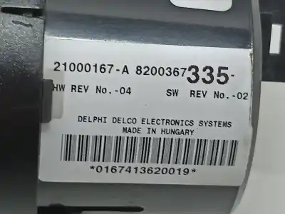 Peça sobressalente para automóvel em segunda mão comando de sofagem (chauffage / ar condicionado) por renault espace iv (jk0) expression referências oem iam 8200367335 175 327358507175