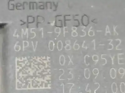 Peça sobressalente para automóvel em segunda mão pedal acelerador por ford focus lim. (cb4) titanium referências oem iam 4m519f836ak 201 