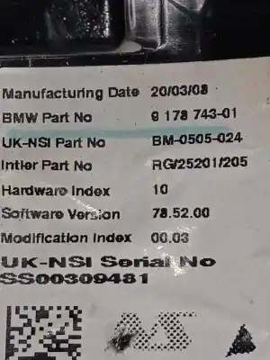 Peça sobressalente para automóvel em segunda mão quadrante por bmw mini (r56) cooper d referências oem iam bm0505024  