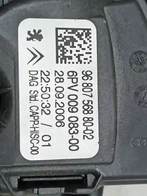 Peça sobressalente para automóvel em segunda mão pedal acelerador por peugeot 207 premium referências oem iam 9680756880 201 