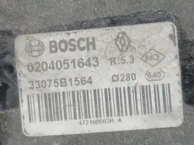 Автозапчастина б/у гальмівний серво для renault laguna iii privilege посилання на oem iam 0204051643  