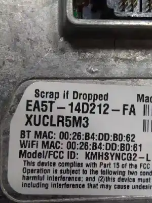 Second-hand car spare part gps navigation system for ford focus lim. (cb8) trend oem iam references f1et14f239aa  