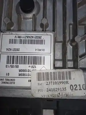 Автозапчасти б/у блок управления двигателем за renault kangoo expression ссылки oem iam 237101990r  