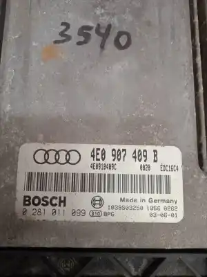 Автозапчасти б/у блок управления двигателем за audi a8 d3 (4e2, 4e8) 4.0 tdi quattro ссылки oem iam 4e0907409b  