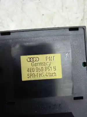 Second-hand car spare part left front power window switch for audi a8 d3 (4e2, 4e8) 4.0 tdi quattro oem iam references 4e0959851b  