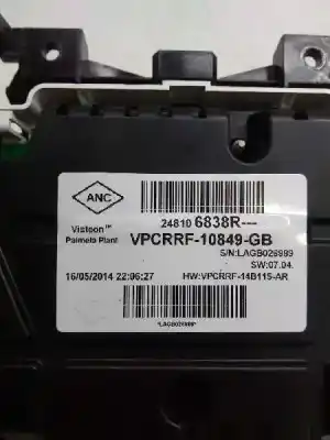 Автозапчасти б/у приборная доска за renault clio iv business ссылки oem iam 248106838r  