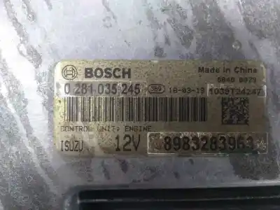 Second-hand car spare part ecu engine control for isuzu d-max single cab basis 4wd oem iam references 0281035245  