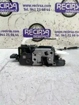 Second-hand car spare part left front door lock for citroen ds3 electro shot oem iam references 