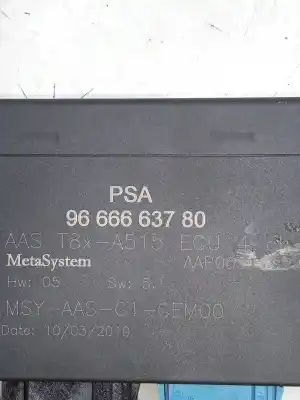 Second-hand car spare part electronic module for citroen c3 exclusive oem iam references 9666663780  