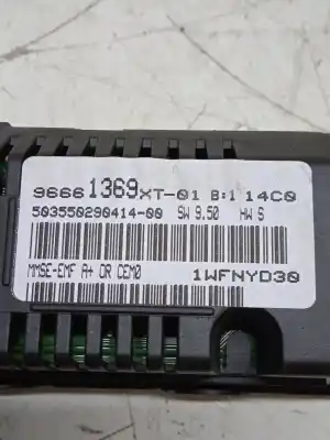 Second-hand car spare part multifunction display for citroen c3 exclusive oem iam references 96661369xt  