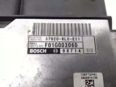 Автозапчастина б/у ебу контролер двигуна для honda accord tourer (cw) elegance посилання на oem iam 0281016090  