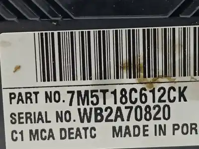 Second-hand car spare part climate control for ford kuga (cbv) titanium s 4x4 oem iam references 7m5t18c612ck  