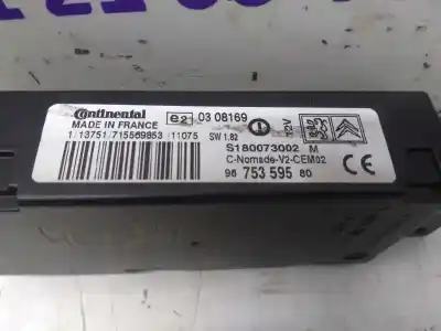 Автозапчастина б/у електронний модуль для citroen jumpy hdi 90 27 l1h1 furg. посилання на oem iam 9675359580  