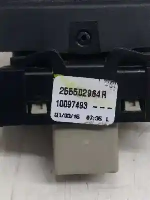 Second-hand car spare part switch for renault clio iv authentique oem iam references 255502964r  