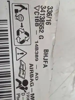 Second-hand car spare part right side airbag for ford fiesta (ccn) ambiente oem iam references c1bb14b389ad  